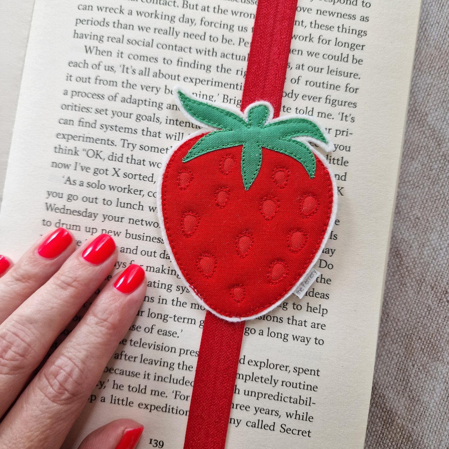 Strawberry bookband