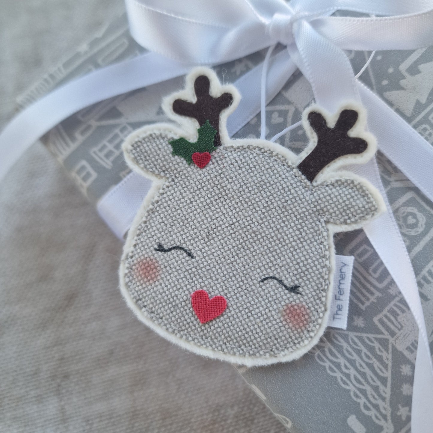 Cupid Reindeer Tree Decoration