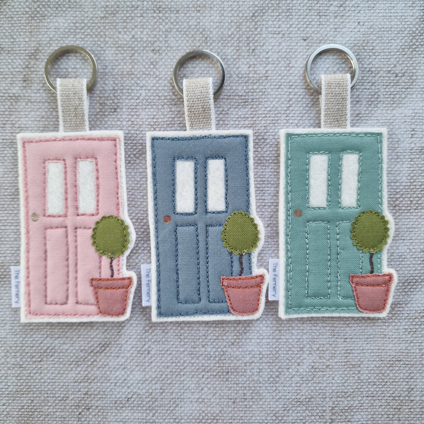 Front Door keyring New Home Card