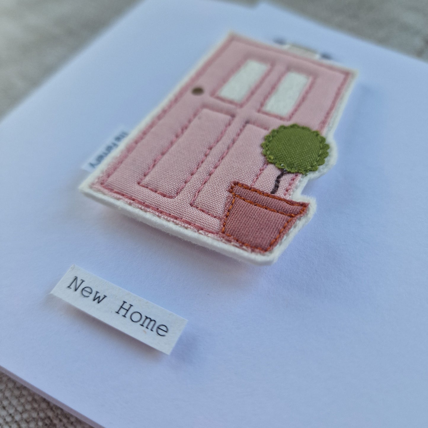 Front Door keyring New Home Card