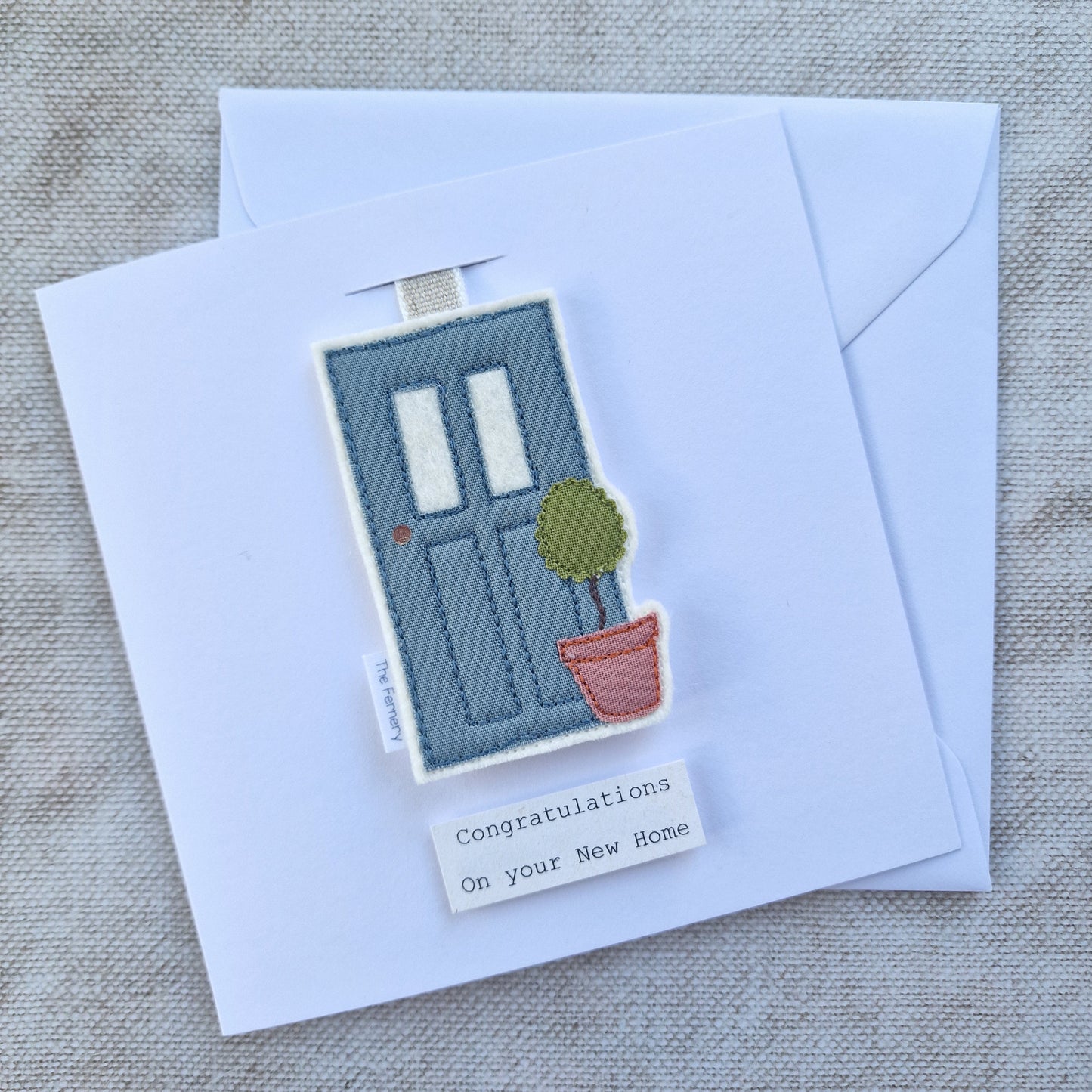 Front Door keyring New Home Card