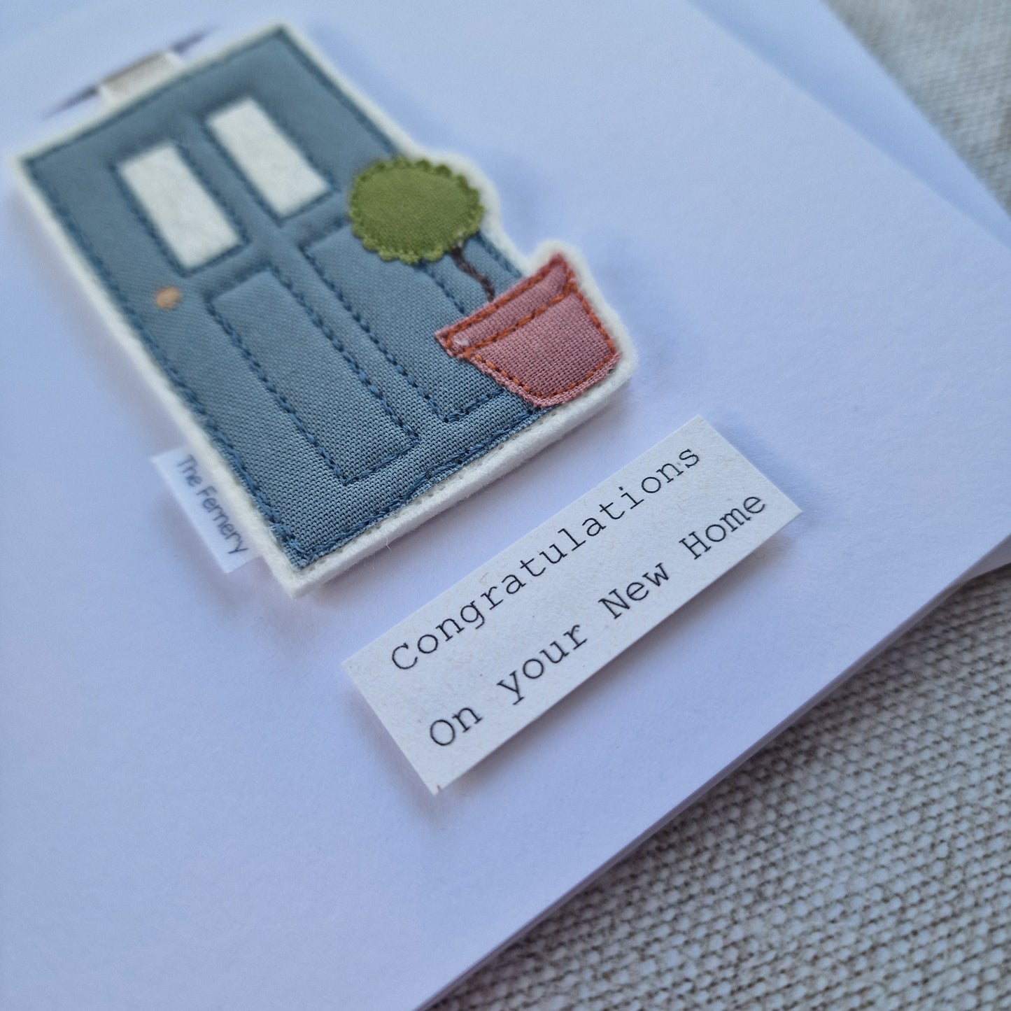 Front Door keyring New Home Card