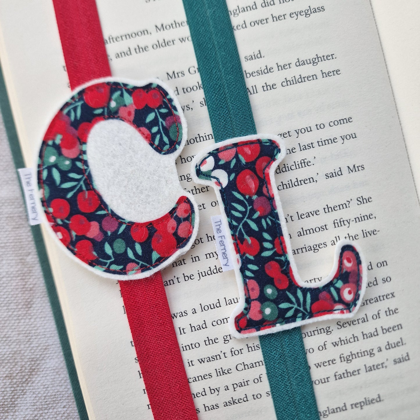 Christmas Initial Bookbands