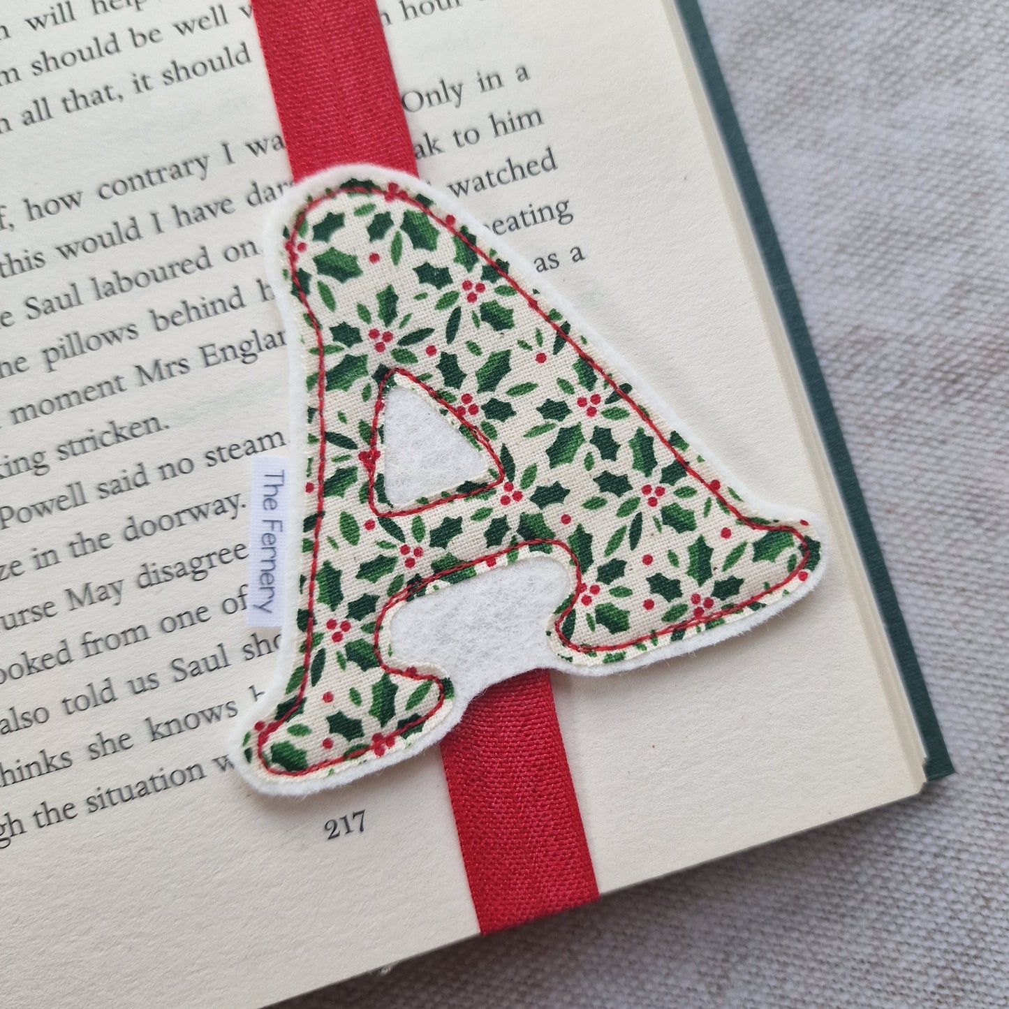 Christmas Initial Bookbands