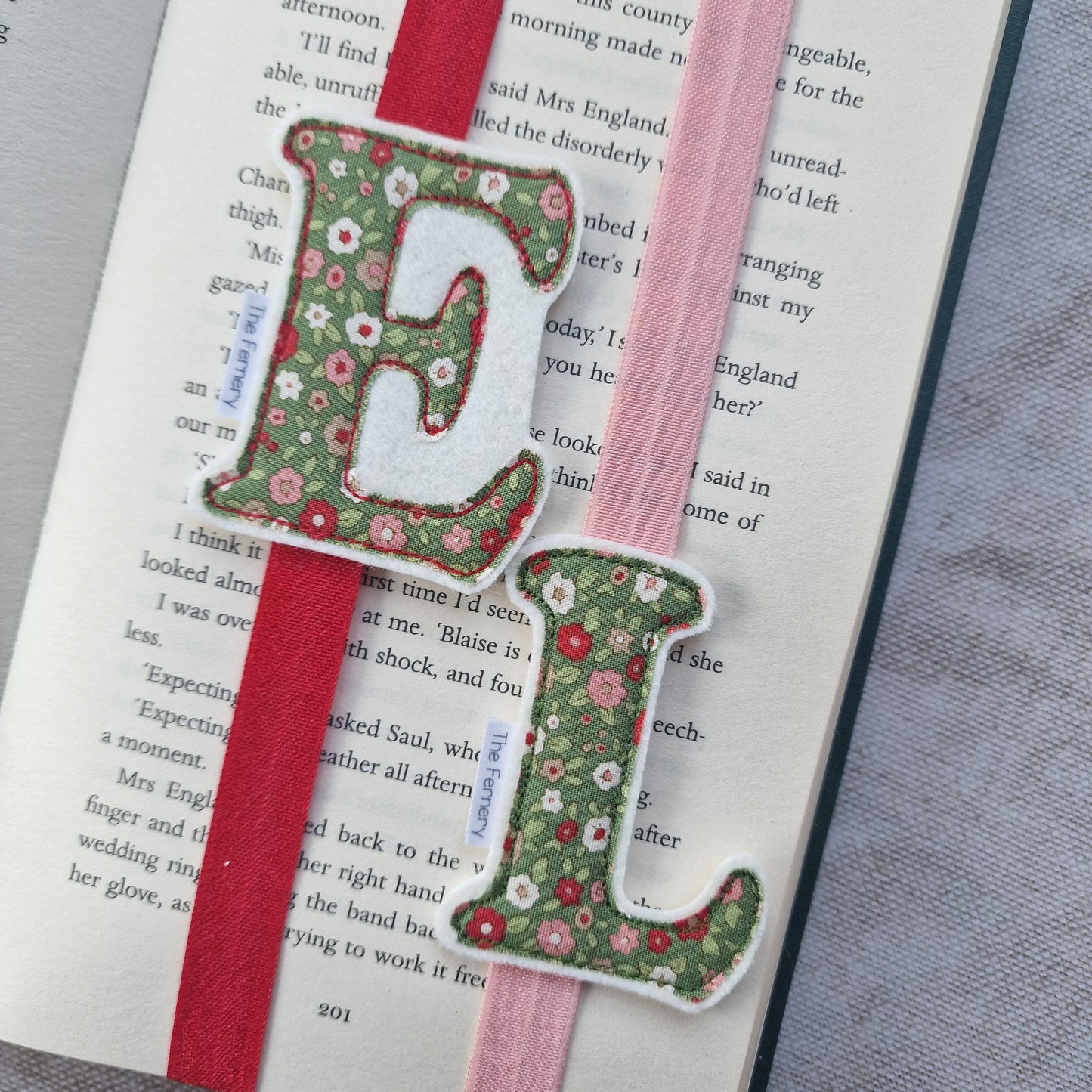 Christmas Initial Bookbands