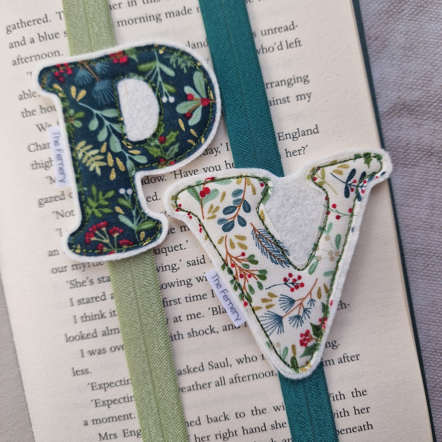 Christmas Initial Bookbands