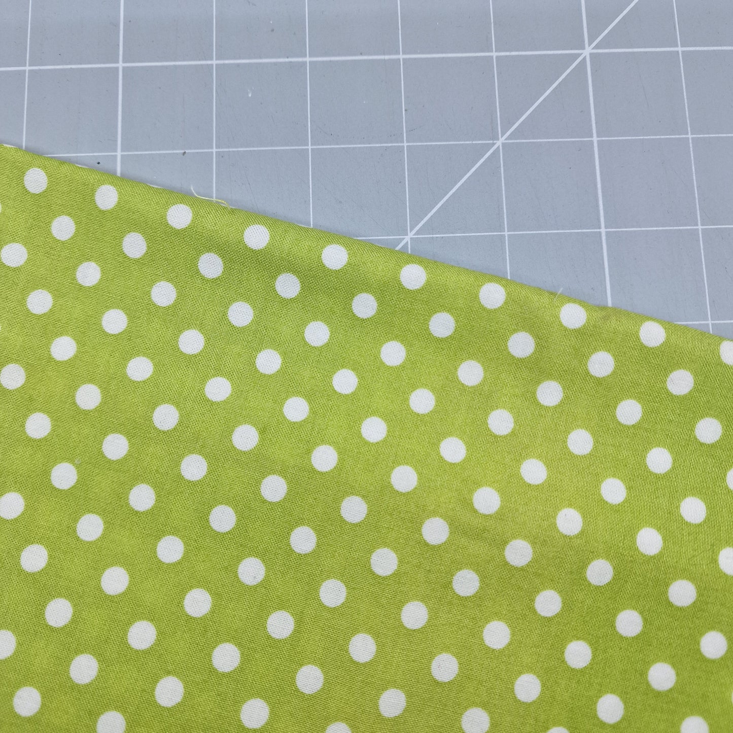 18 Lime green polkadot