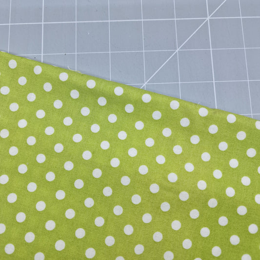 18 Lime green polkadot