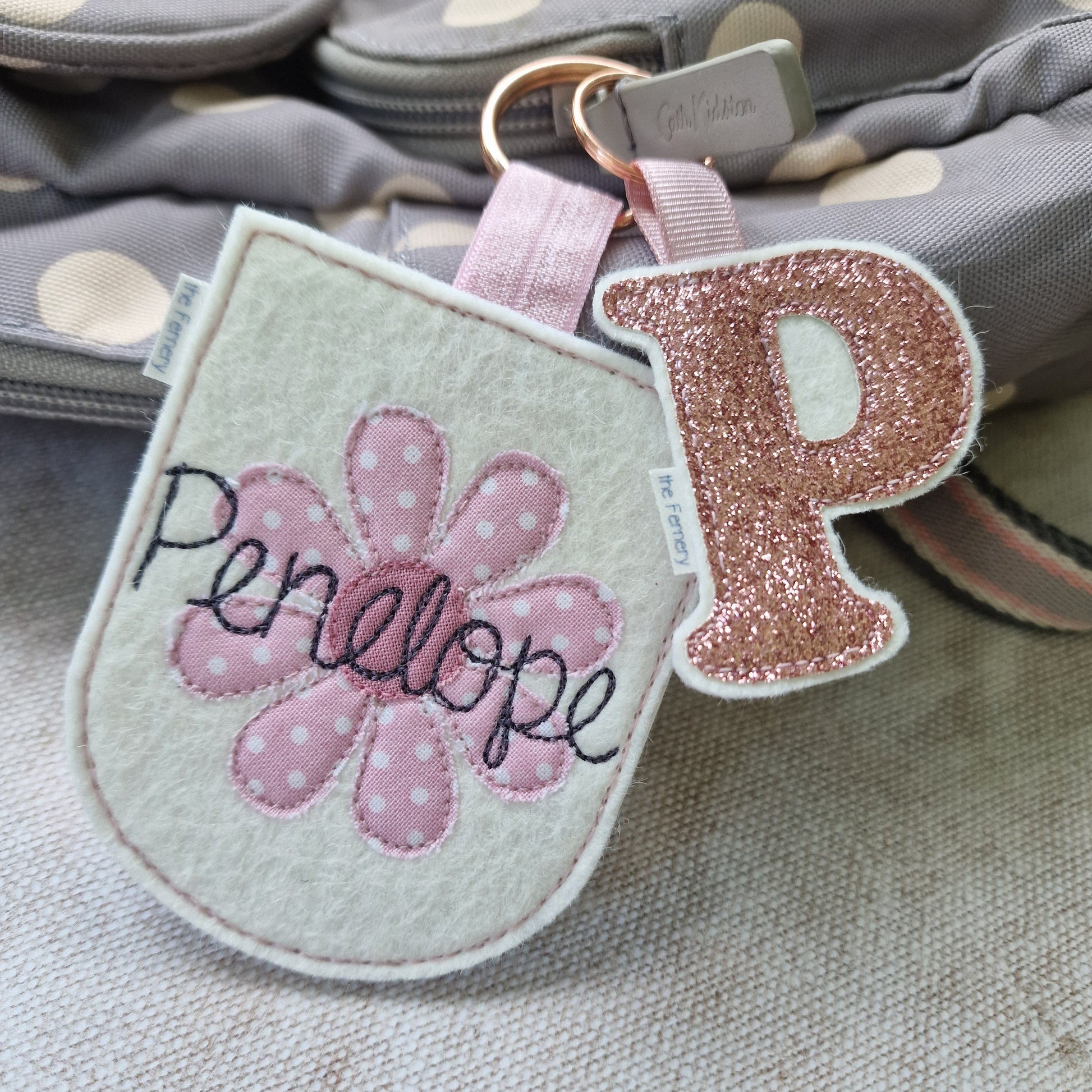 Personalised Daisy Bag Tag