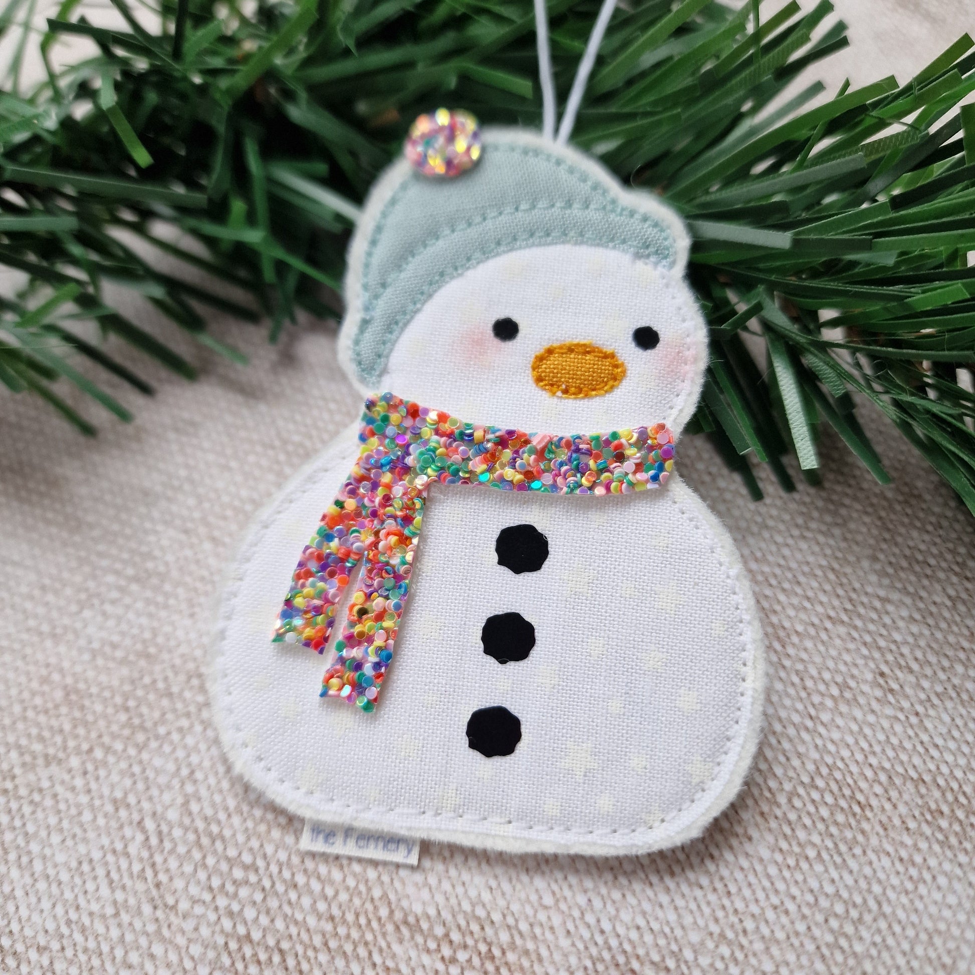 PRE-ORDER Rainbow Scarf Snowman