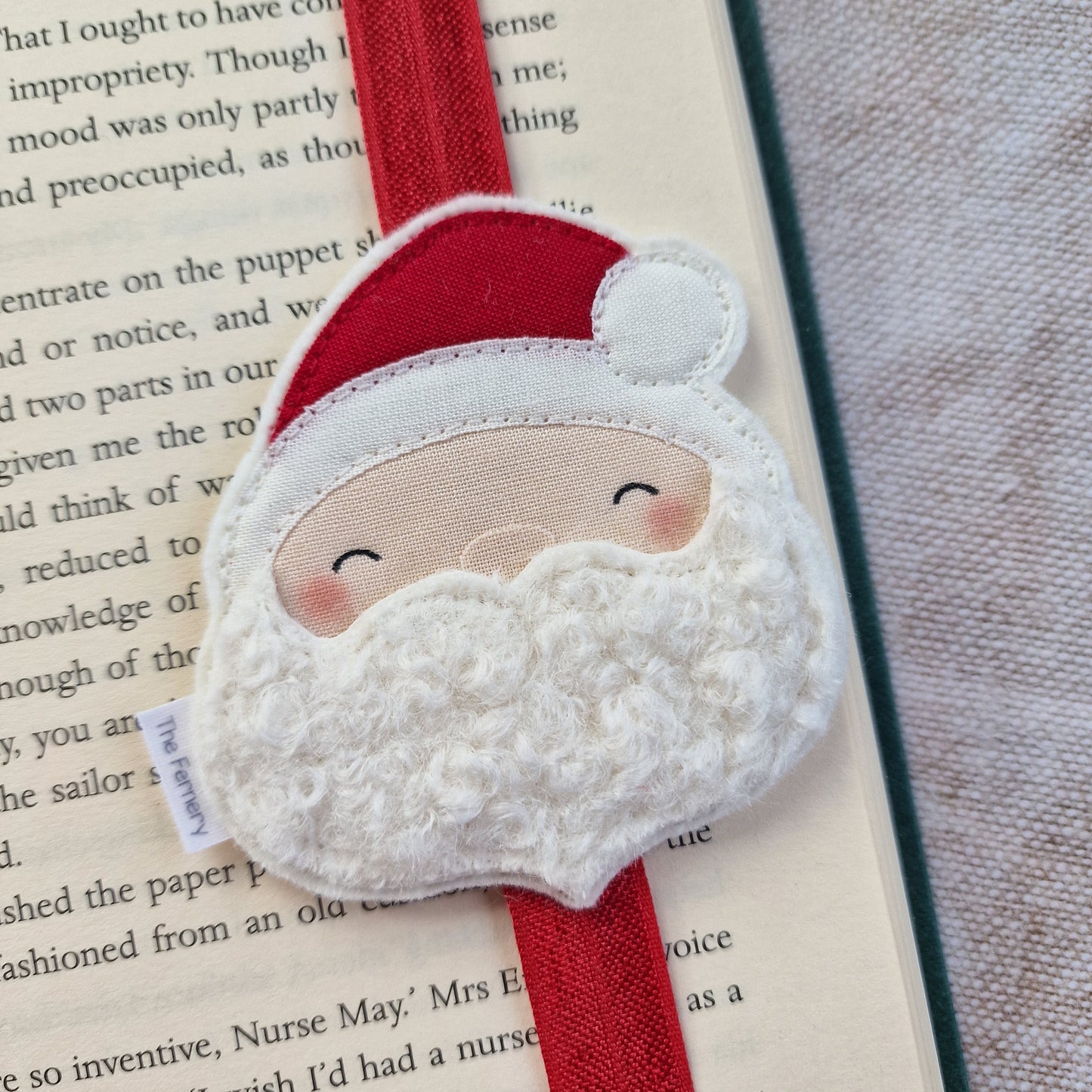 Curly Beard Santa Claus Bookband