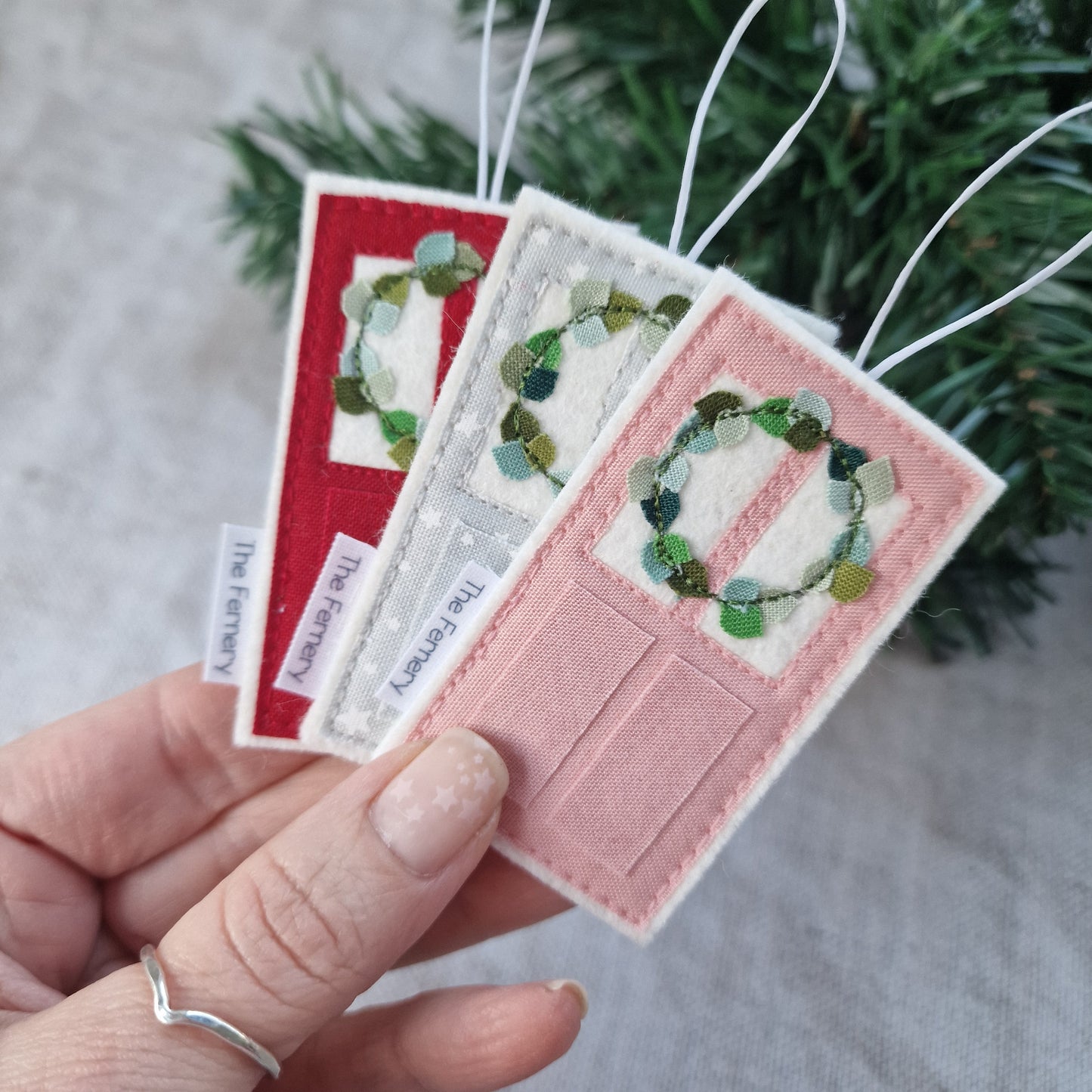 Festive Fairy Door decorations