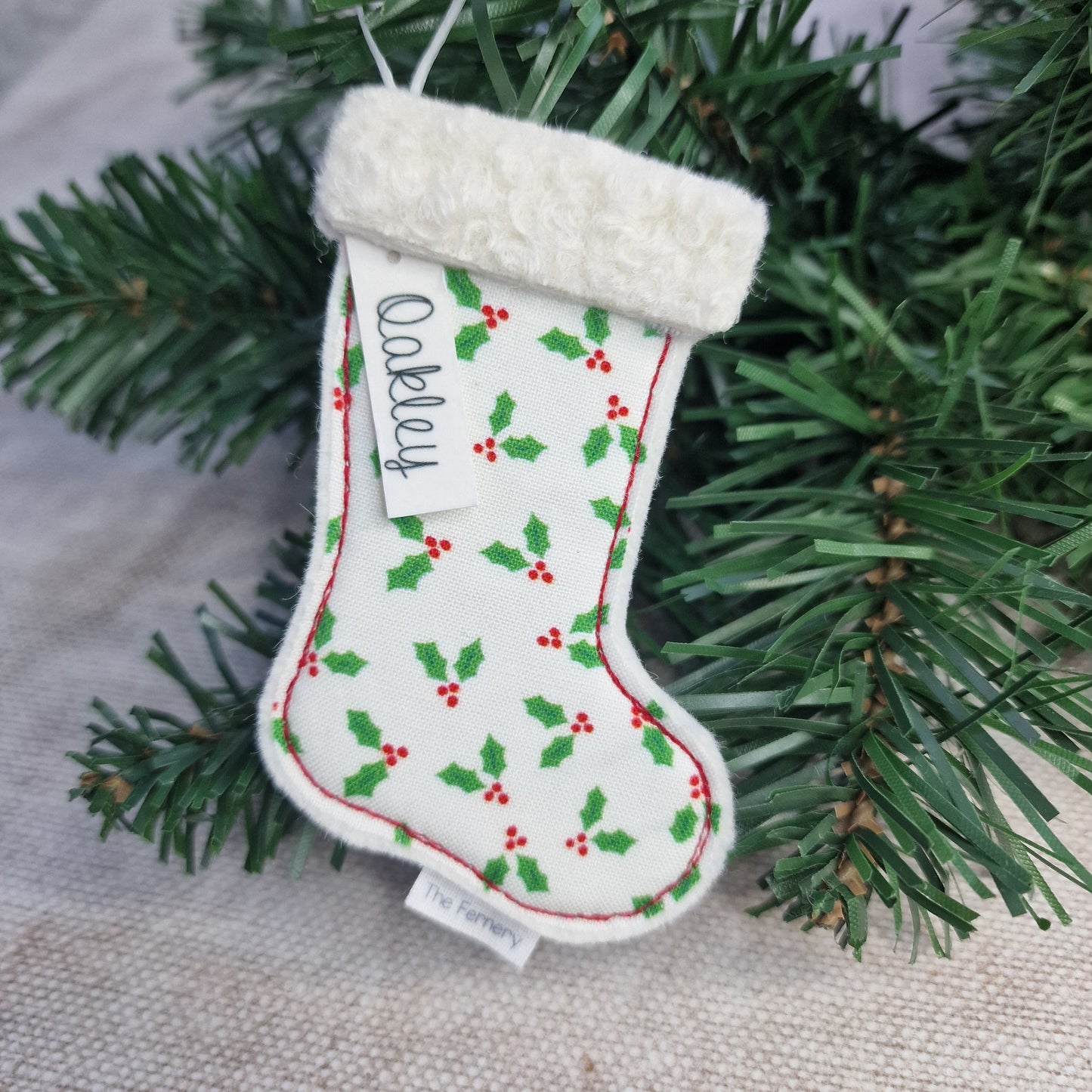 Personalised Stocking Decoration