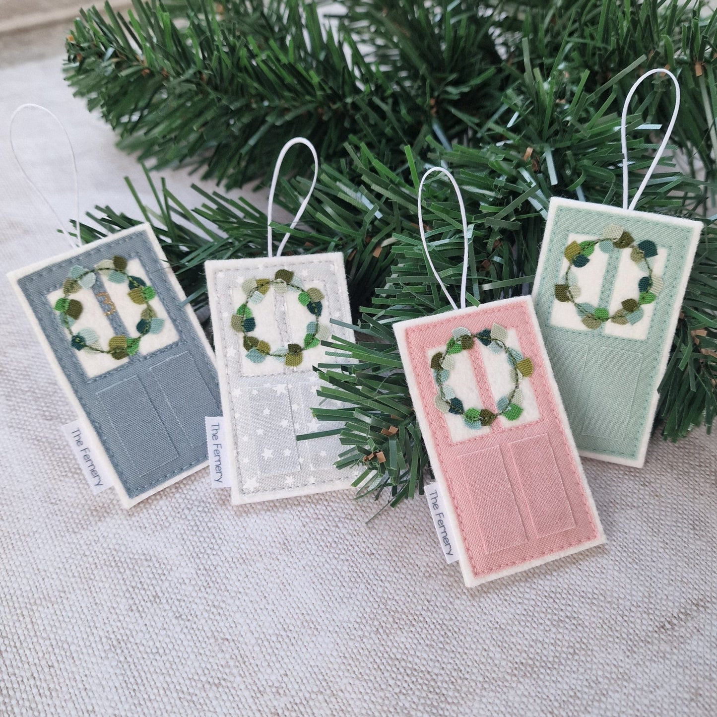 Festive Fairy Door decorations