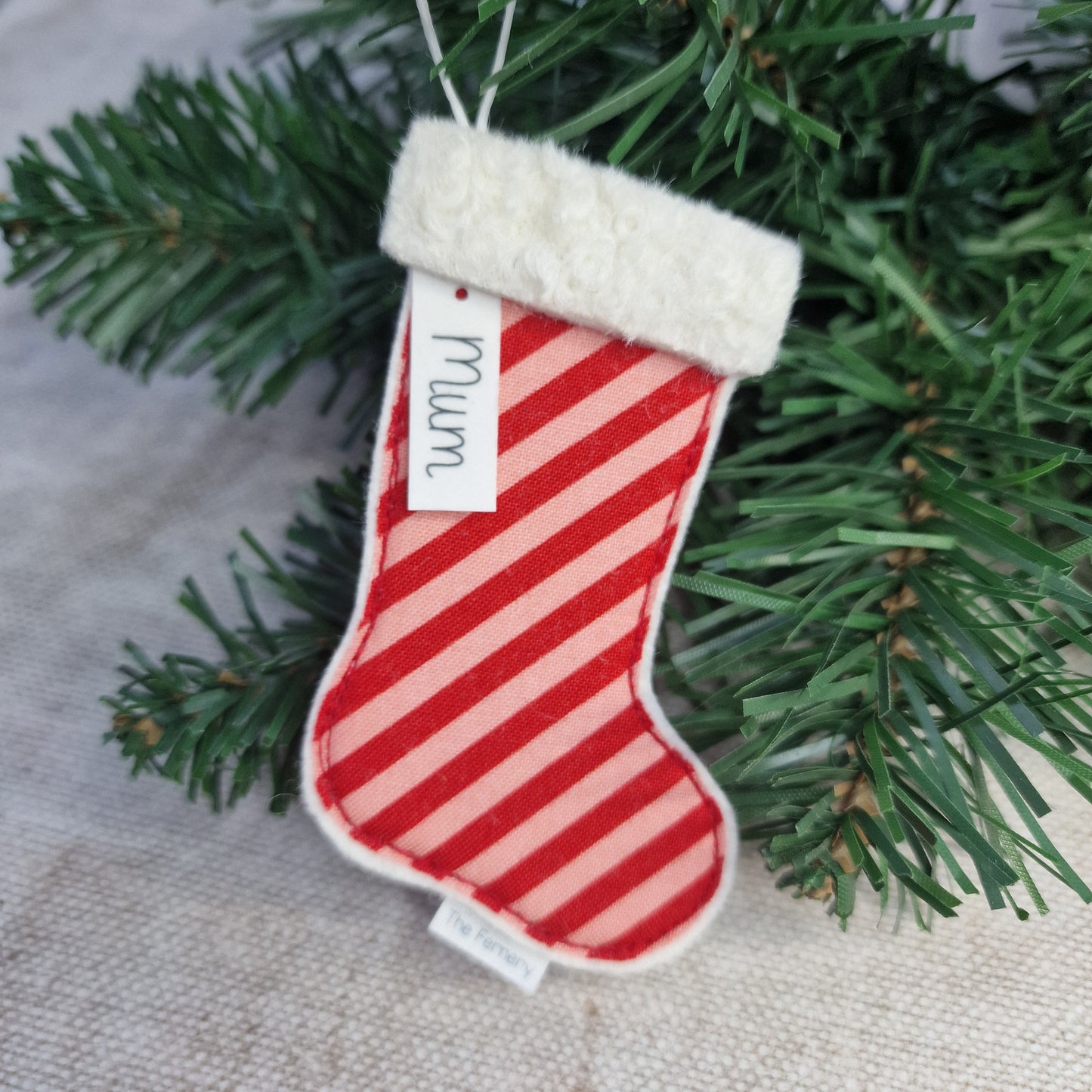 Personalised Stocking Decoration