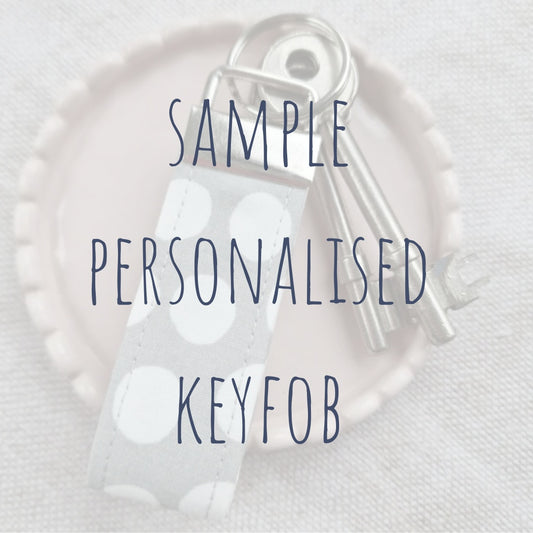 SAMPLE Personalised Keyfob - New For 2025