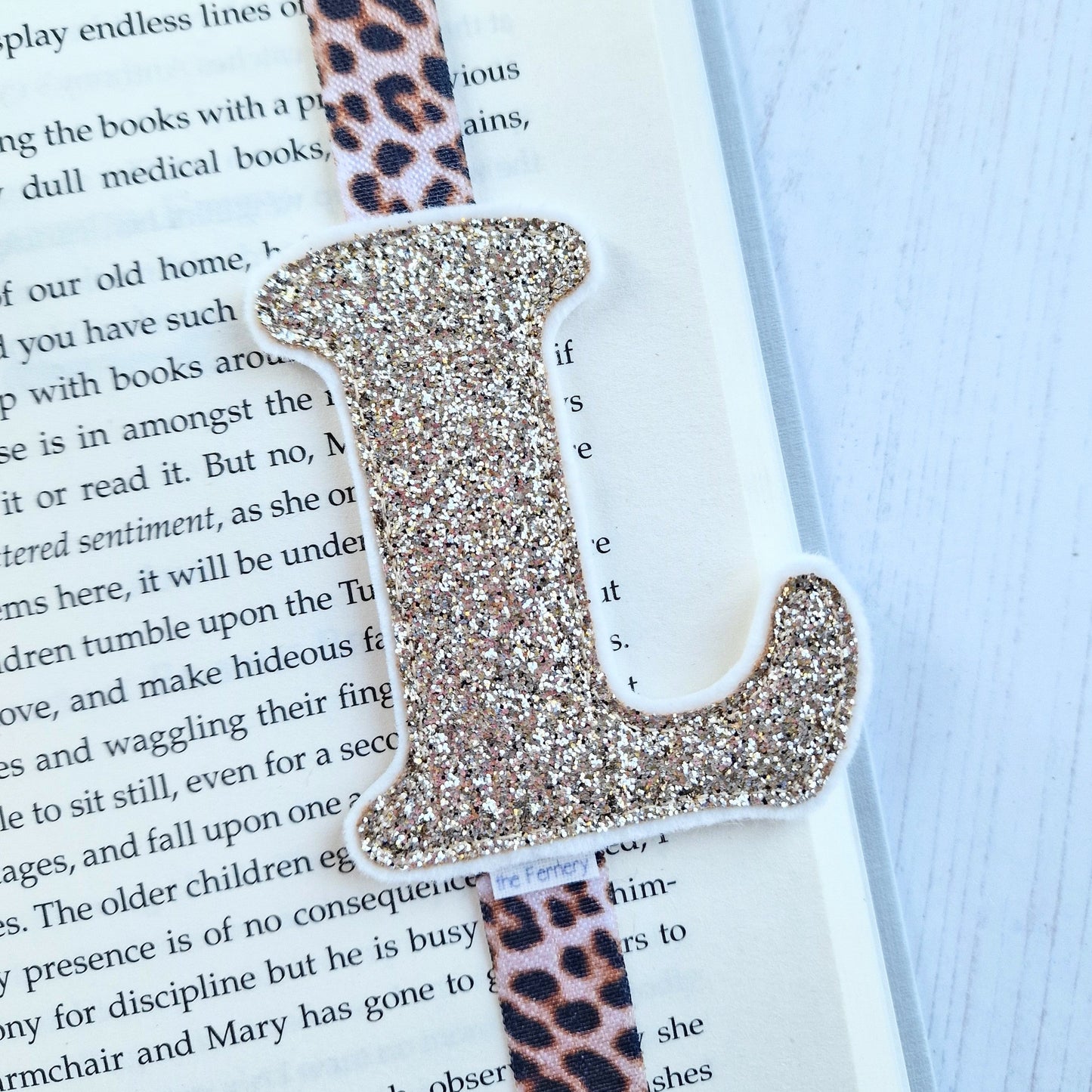 Decoration - Glitter Initial Bookband